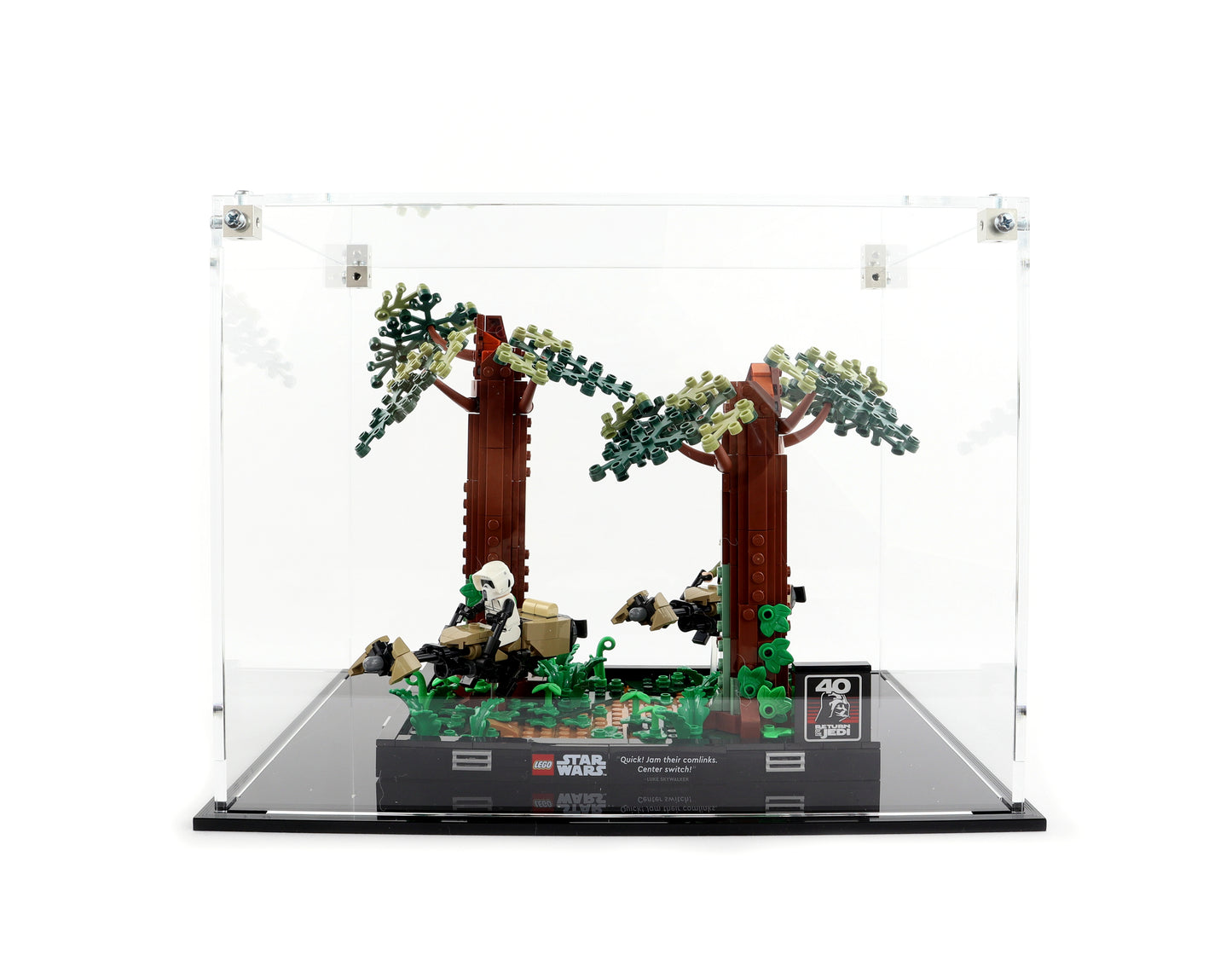 Verfolgungsjagd auf Endor™ Diorama (75353) Vitrine