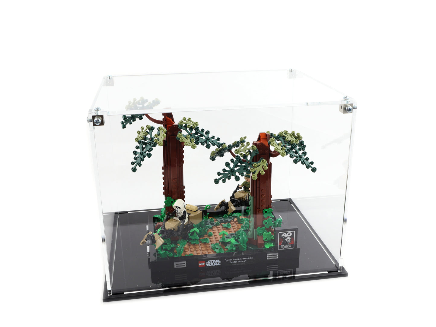 Verfolgungsjagd auf Endor™ Diorama (75353) Vitrine