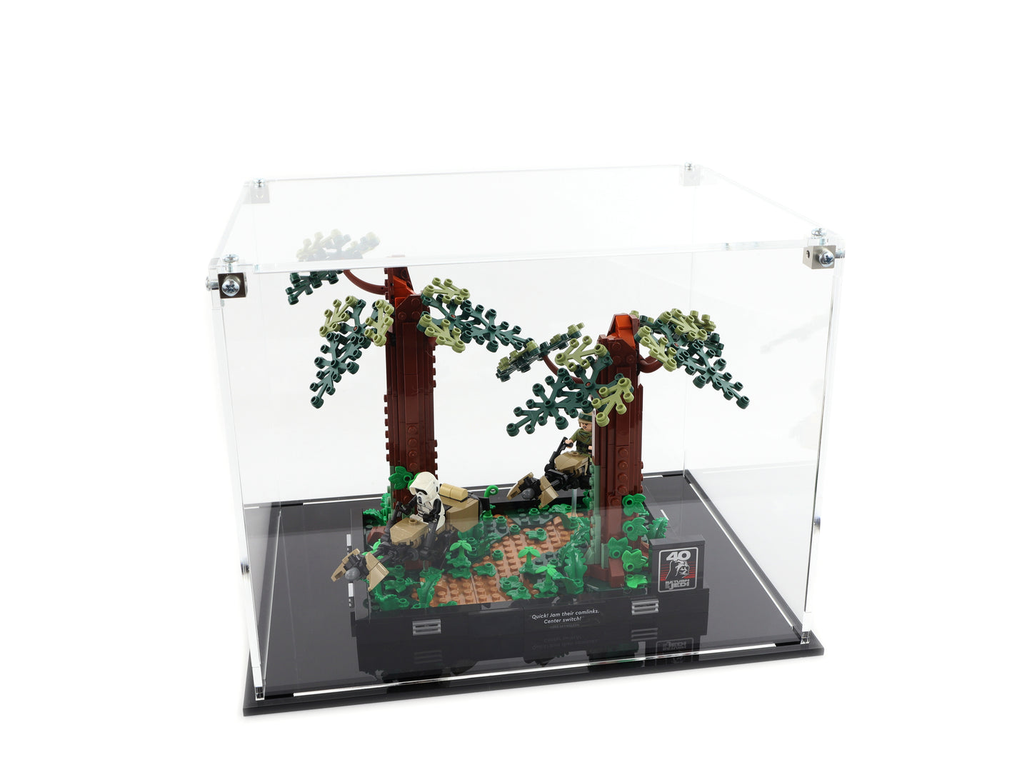 Vitrine für Verfolgungsjagd auf Endor™ Diorama (75353)