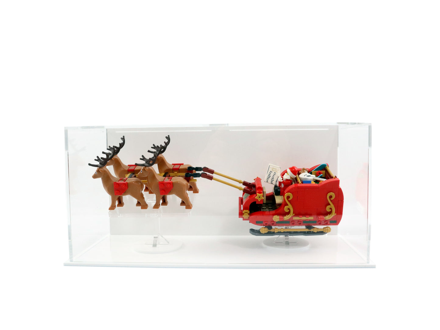 Schlitten des Weihnachtsmanns Diorama (40499) Vitrine
