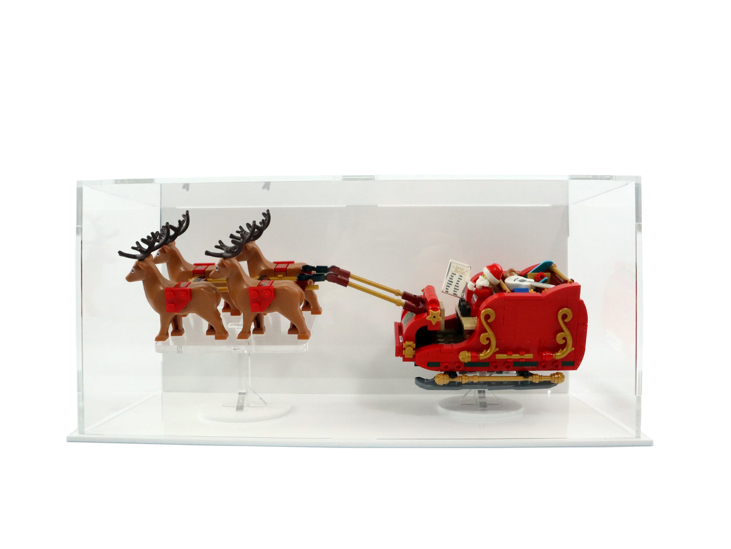 Schlitten des Weihnachtsmanns Diorama (40499) Vitrine