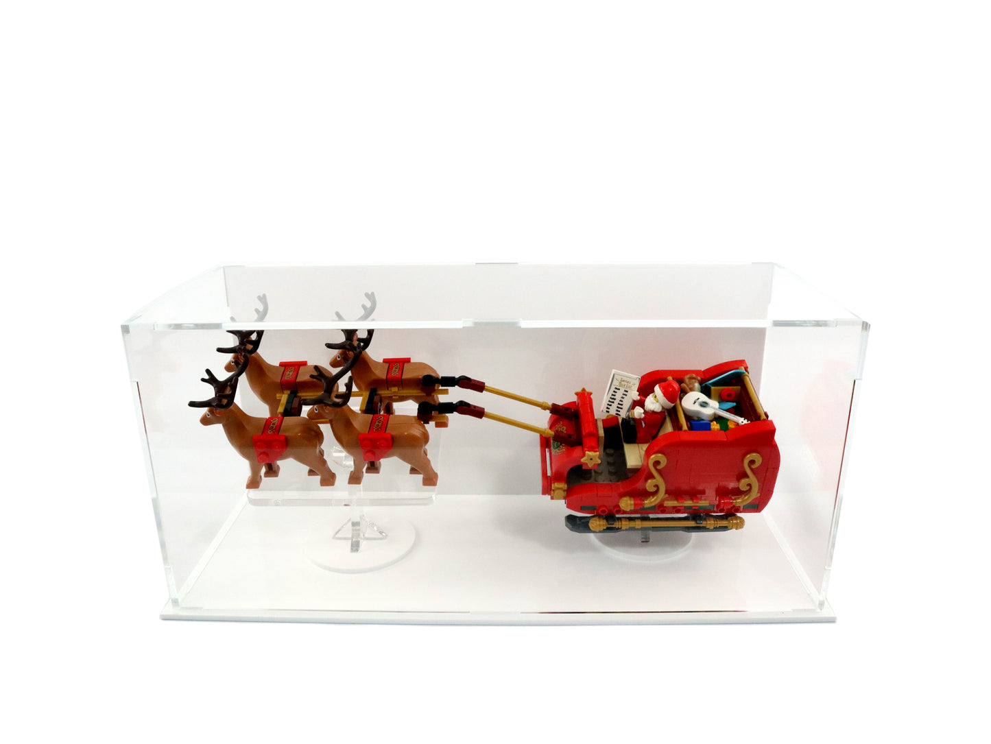 Schlitten des Weihnachtsmanns Diorama (40499) Vitrine