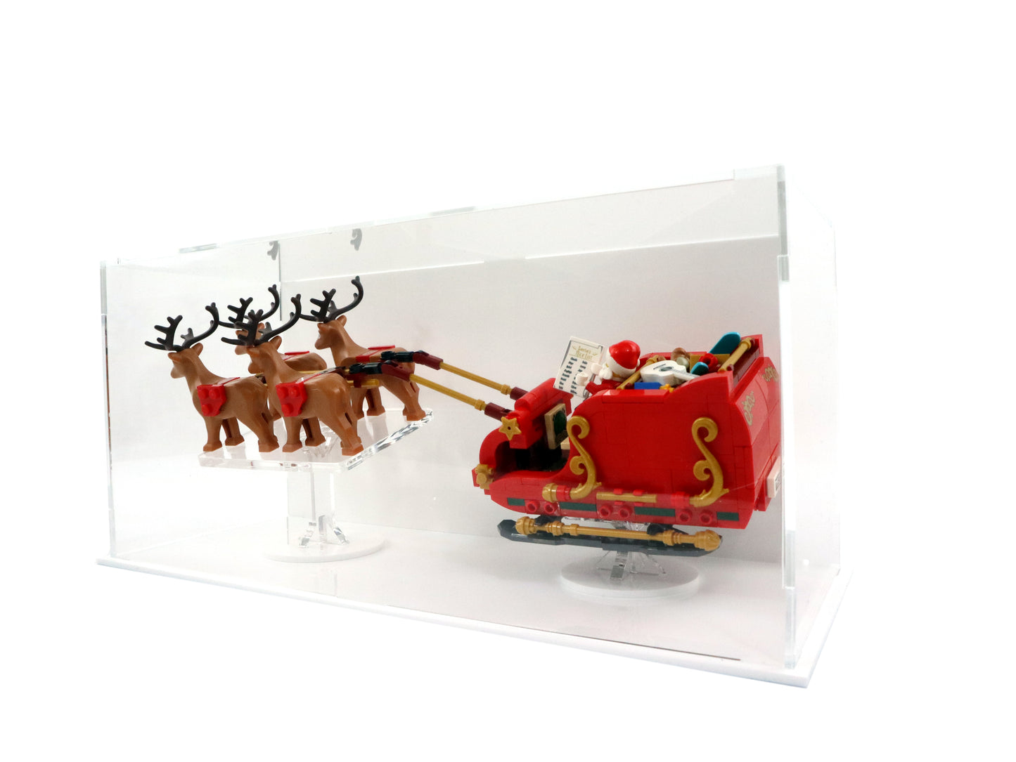Schlitten des Weihnachtsmanns Diorama (40499) Vitrine