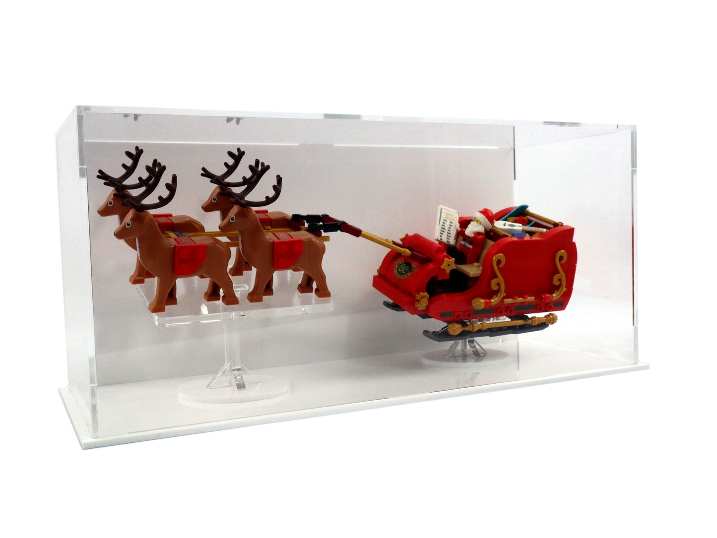Schlitten des Weihnachtsmanns Diorama (40499) Vitrine