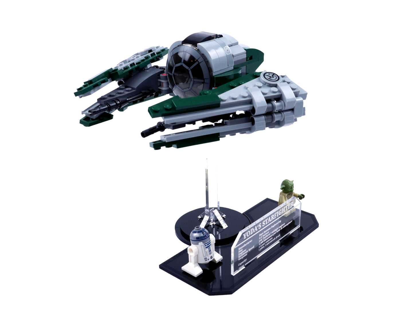 Display Stand für Yoda's Jedi Starfighter™ (75168/75360)