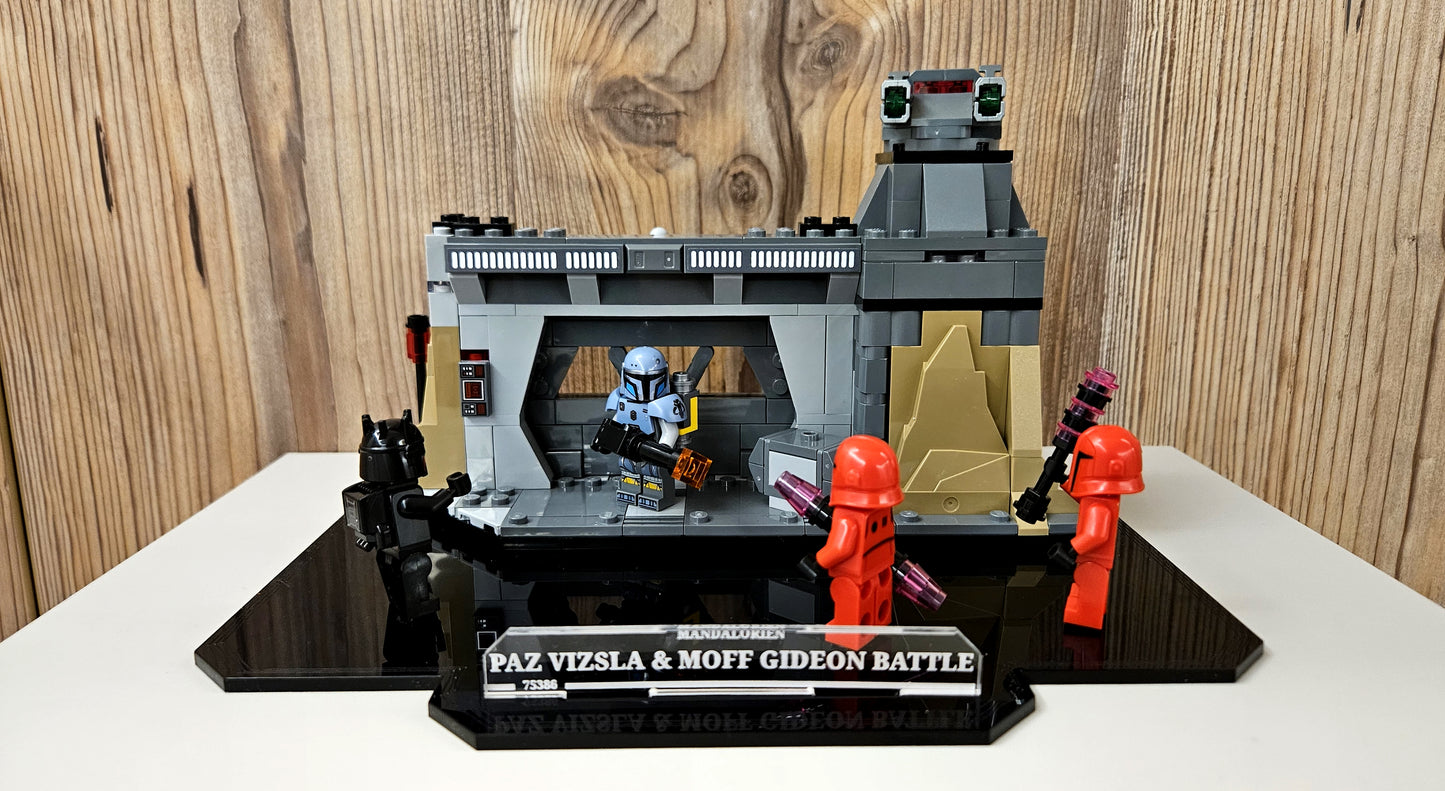 Display Stand für Duell zwischen Paz Vizsla™ und Moff Gideon™ (75386)
