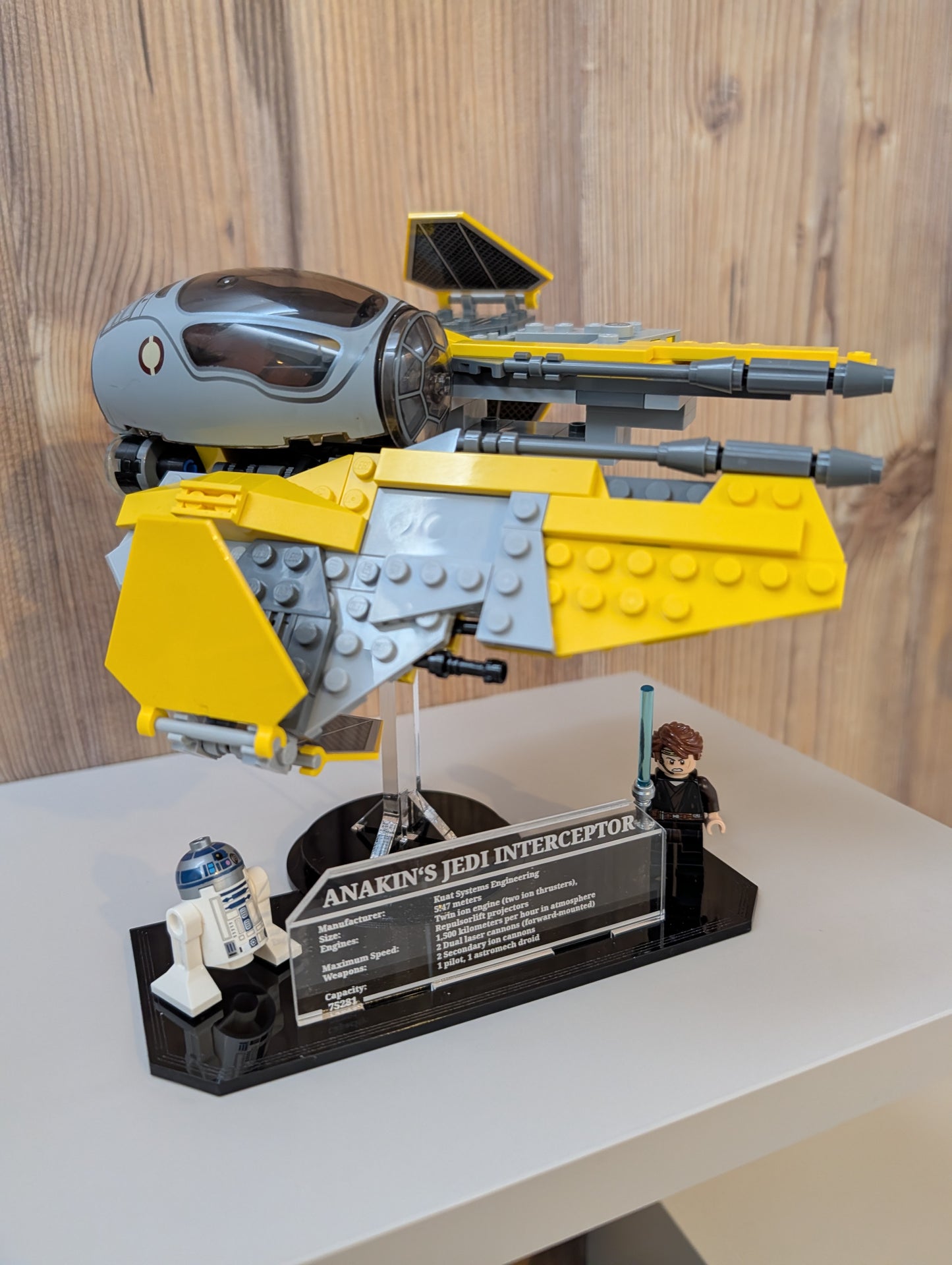 Anakin's Jedi™ Interceptor (75281) Display Stand
