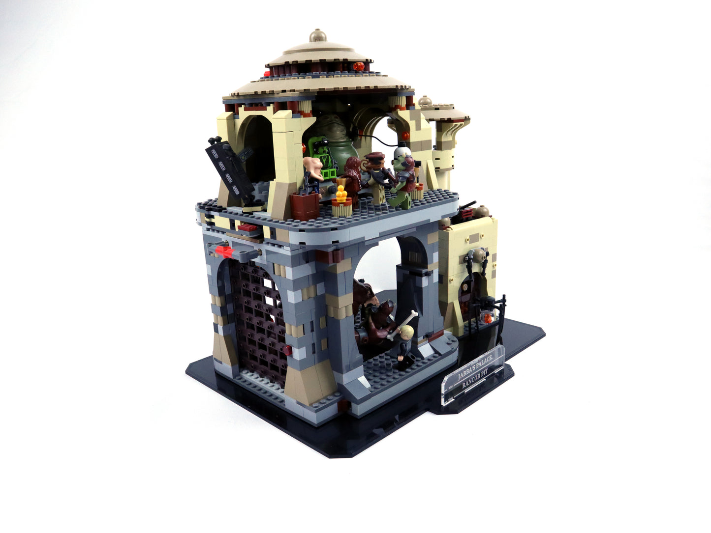 Jabba's Palace™ with Rancor™ Pit (9516+75005) Display Stand 