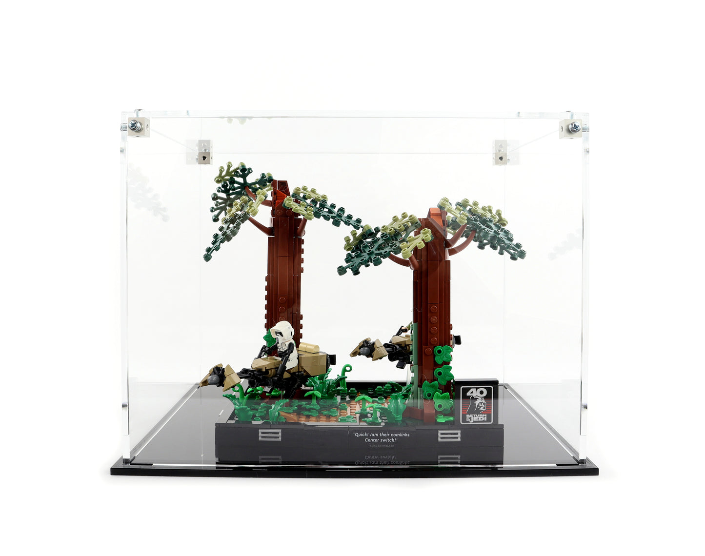 Vitrine für Verfolgungsjagd auf Endor™ Diorama (75353)