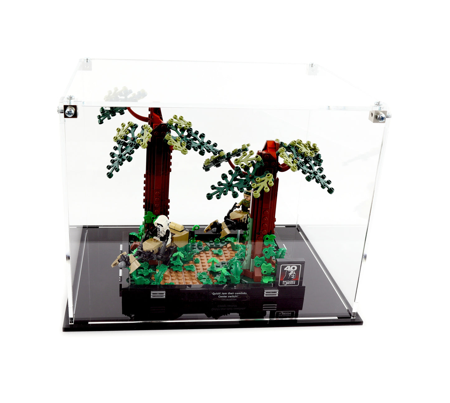 Vitrine für Verfolgungsjagd auf Endor™ Diorama (75353)