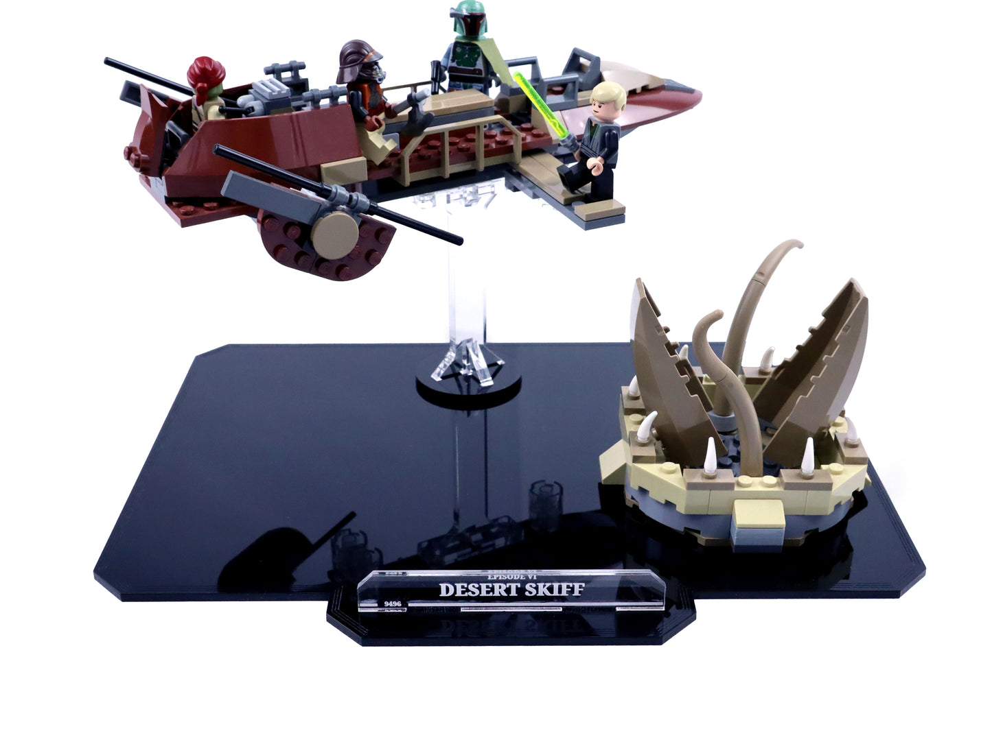 Wüsten Skiff™ mit Sarlacc-Grube (9496, 75396) Display Stand