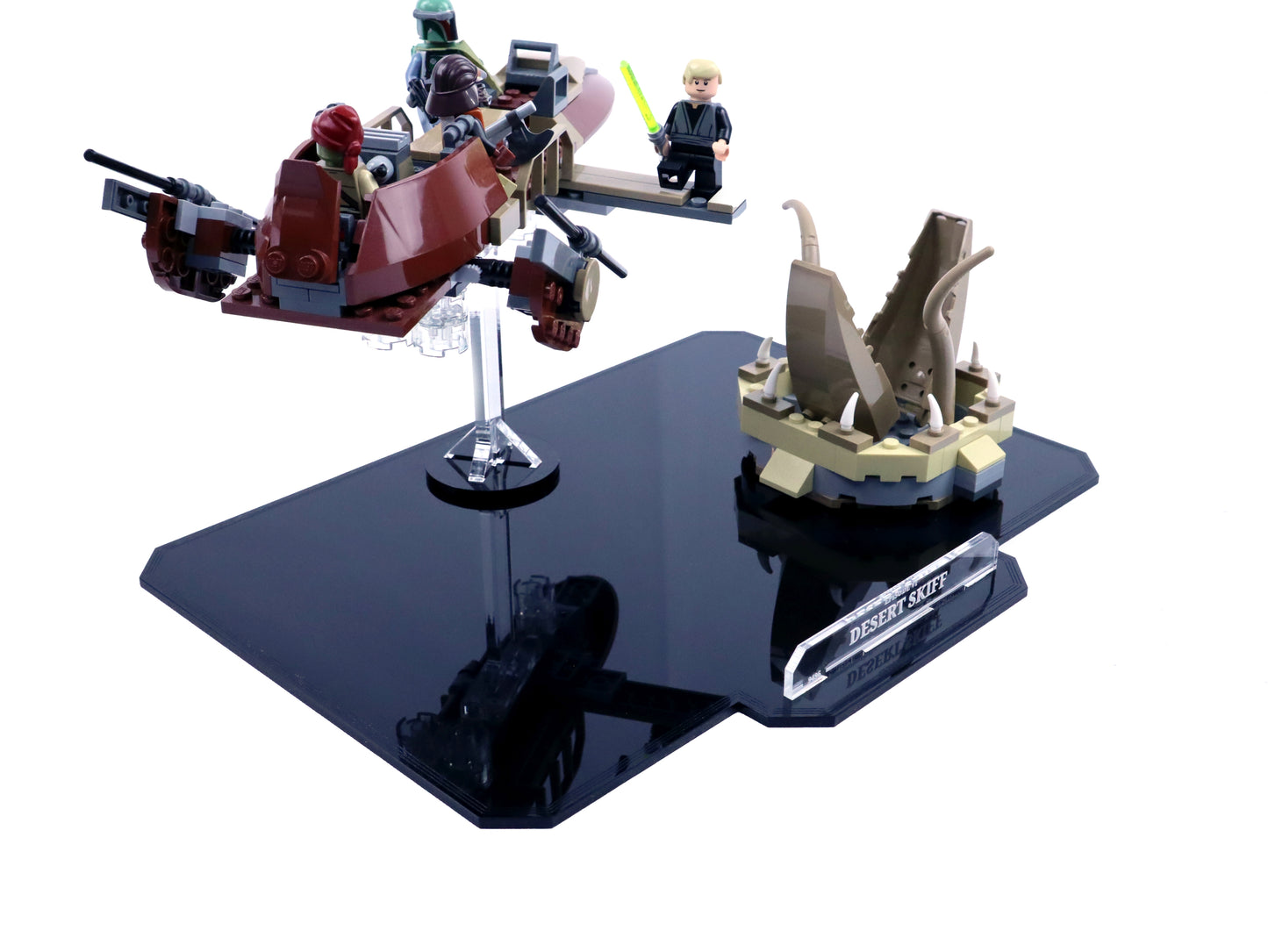 Wüsten Skiff™ mit Sarlacc-Grube (9496, 75396) Display Stand