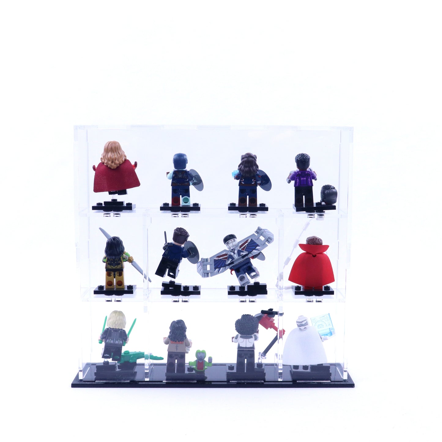 Minifigure showcase for minifigure sets