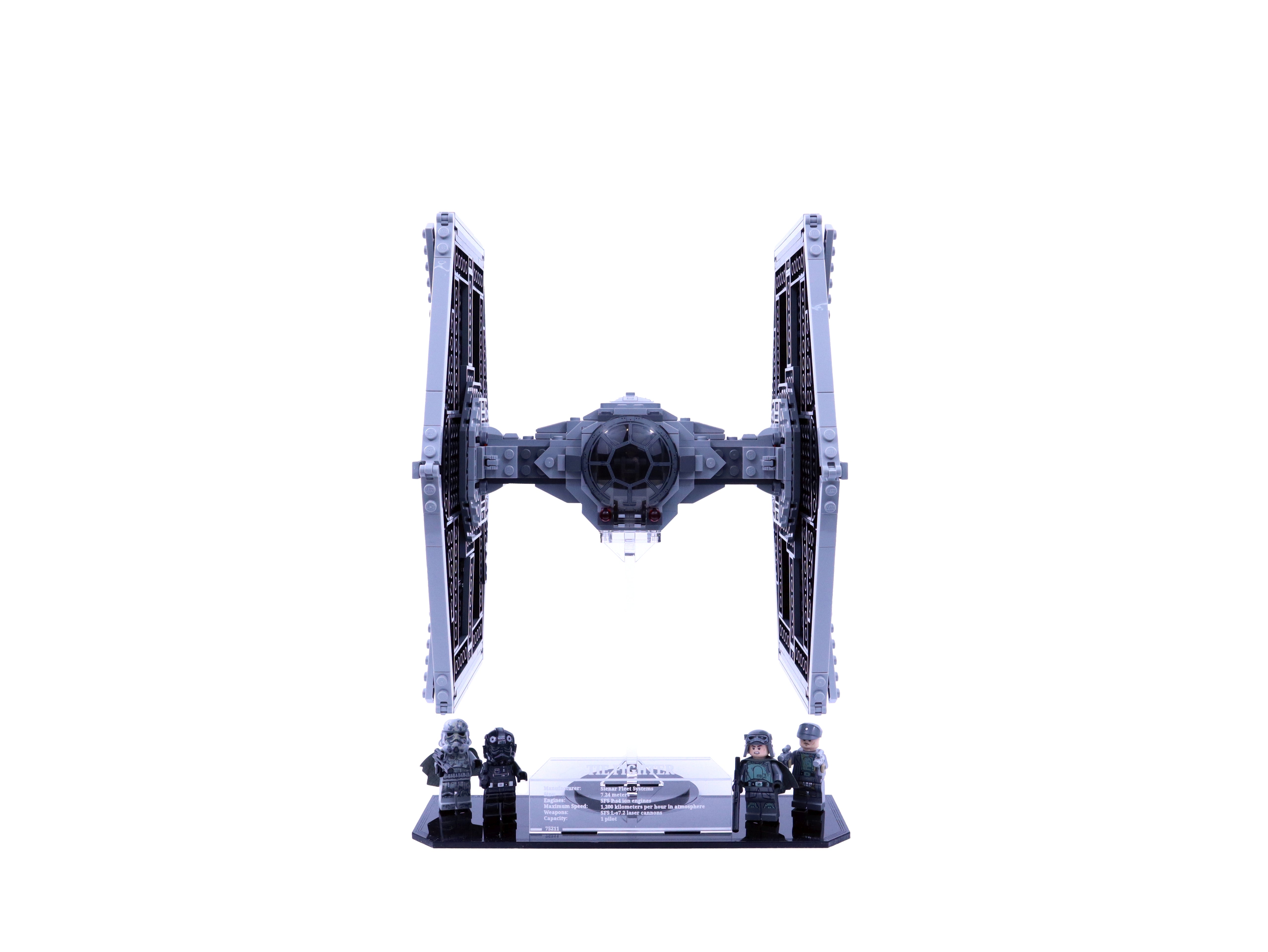 Imperial TIE Fighter 75211 Display Stand bricksplay.eu