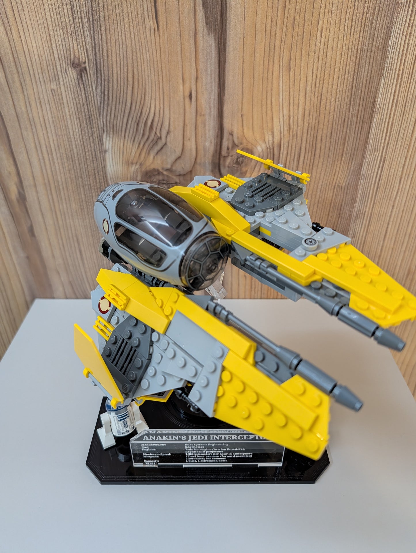 Anakin's Jedi™ Interceptor (75281) Display Stand