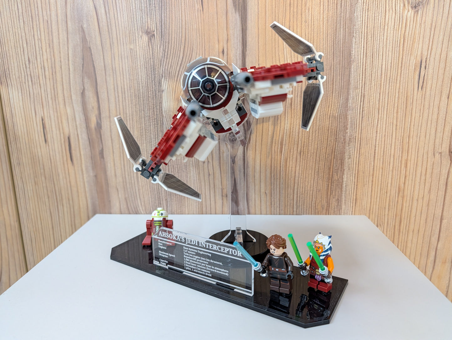 Display Stand für Ahsokas Jedi Interceptor (75401)