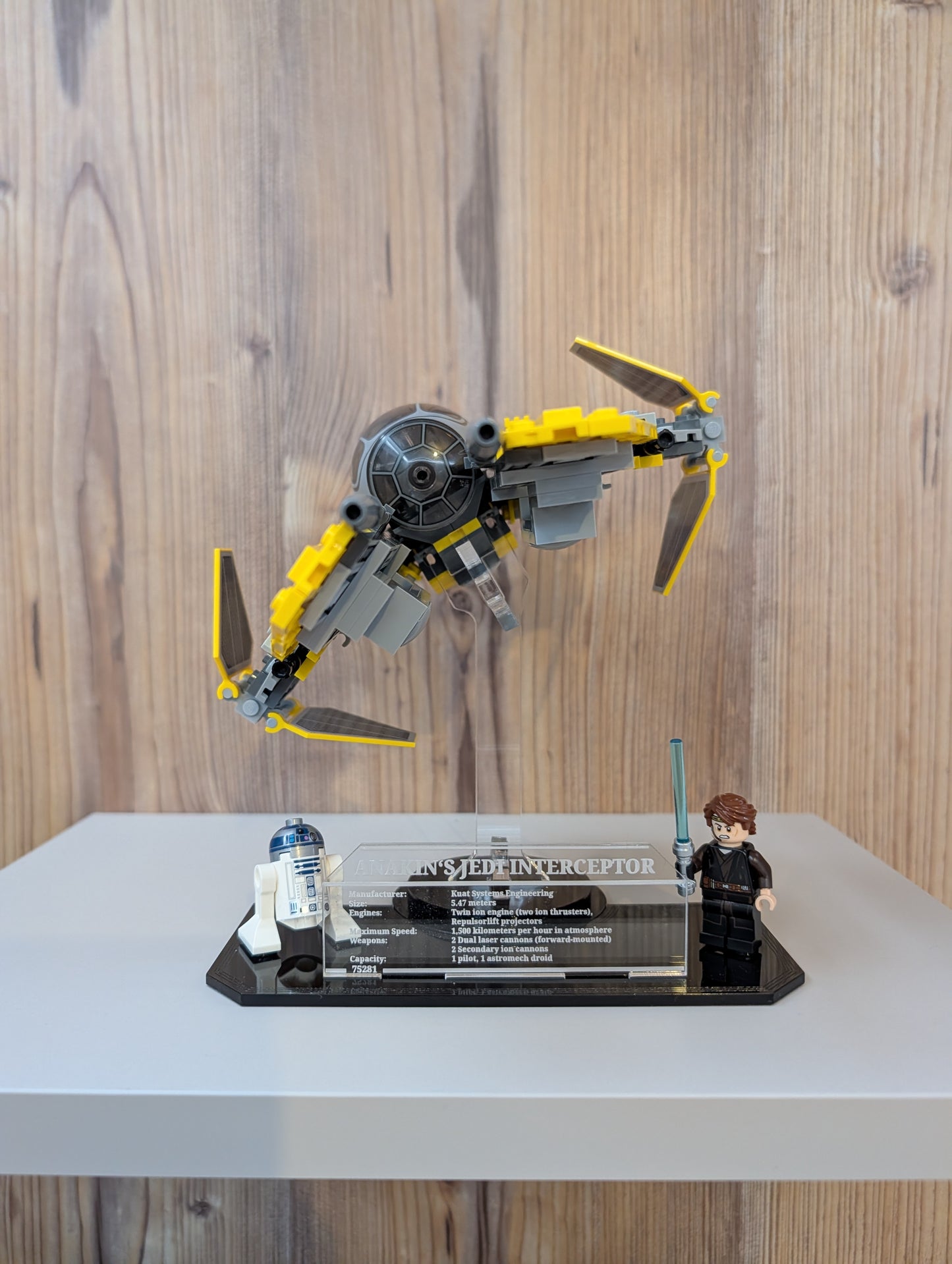 Anakin's Jedi™ Interceptor (75281) Display Stand